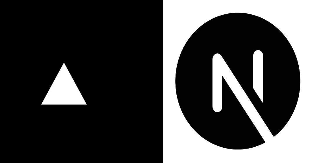 Next.js and Vercel Logo